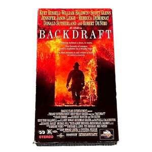 Backdraft (VHS, 1991) TESTED Tape And Cover
